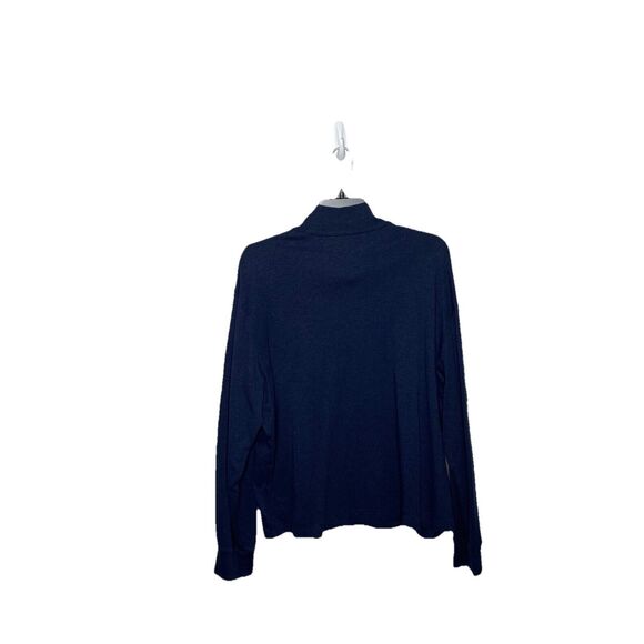 Polo Ralph Lauren Navy Blue/Red Lightweight Sweater Quarter Zip Mens XL - Picture 4 of 6